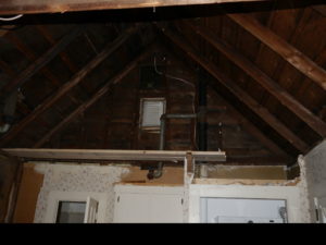 exposed ceiling